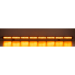 LED alej vodeodolná (IP67) 12-24V, 72x LED 1W, oranžová 1204mm