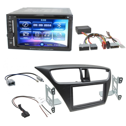 Obsah balenia multimediálneho autorádia Honda CIVIC 201