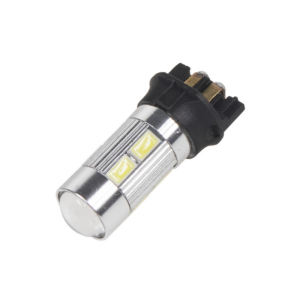 LED autožiarovka 12V / PW24W - biela 8xSMD LED + 3W CREE LED čip (2ks)
