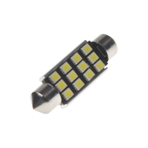LED sulfid SV8,5 / 42mm / 12V - biela 12xSMD LED CANBUS (2ks)