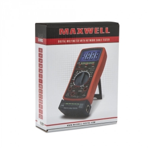 Digitálny multimeter Maxwell MN-25 331 s testerom káblov