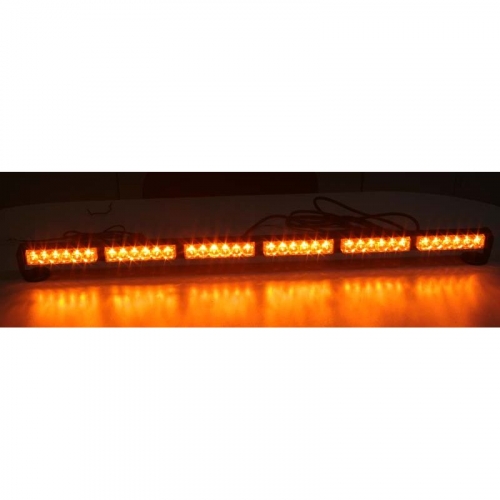6-prvková oranžová 36W LED rampa 12V