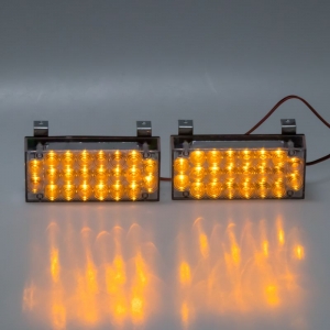 Vonkajšie oranžové 22ks LED stroboskopy s RJ 12V