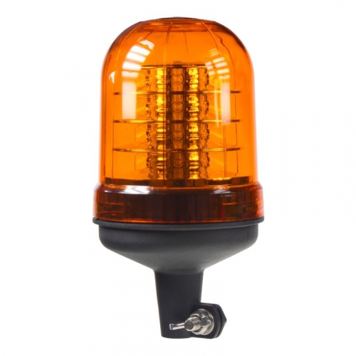 Oranžový 72W LED maják 12V/24V s uchytením na tyč