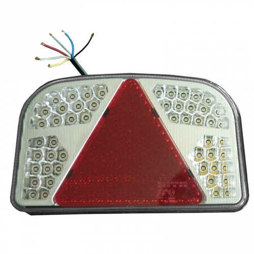 Zadná homologizovaná združená vozíková ľavá LED lampa na vozík