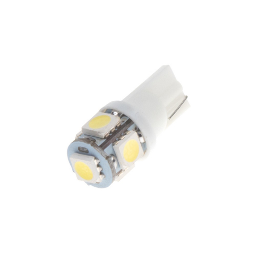 24V bílé 5xSMD LED autožárovky T10/W5W