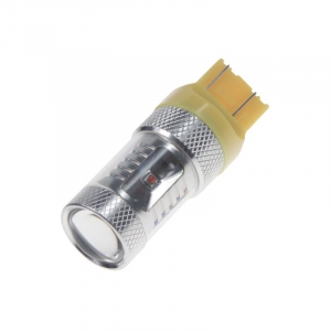 LED autožiarovka 12-24V / T20 (7443) - oranžová 6 x 5W LED (2ks)