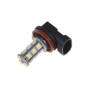 LED autožiarovka H11 / 12V - biela 18xSMD LED (1ks)