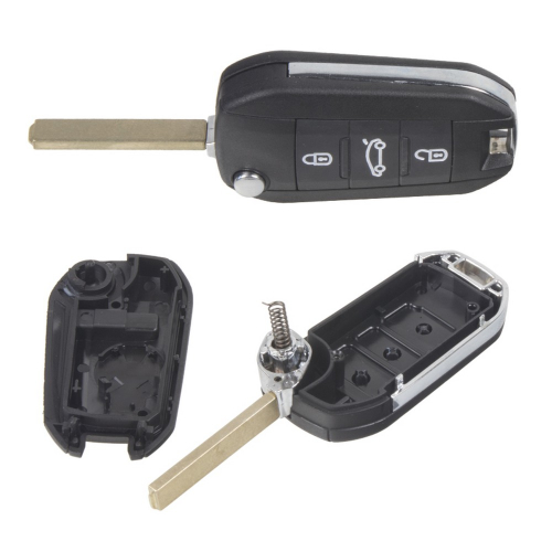 Náhradní 3-tlačítkový obal klíče Peugeot 508