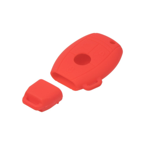Silikónový obal pre kľúč - Mercedes (3-tlačidlový) červený