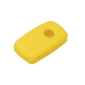 Silikonový žlutý obal 3-tlačítkového OEM autoklíče Seat,Škoda,VW