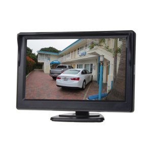 LCD monitor 5" - PAL / NTSC čierny na palubnú dosku alebo HR držiak