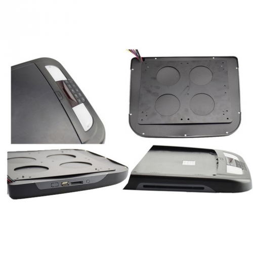 Montáž 11,6" šedého stropného SD,USB,DVD monitora do auta