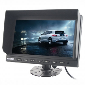 9"LCD monitor 12V/24V kamerového systému PAL/NTSC do auta