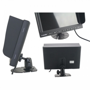 Ovládanie 9"LCD monitora 12V/24V parkovacieho systému PAL/NTSC do auta