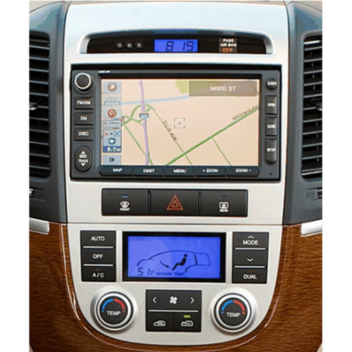 Použitie rámčeka 2DIN autorádia Hyundai Santa FE 2006-2012