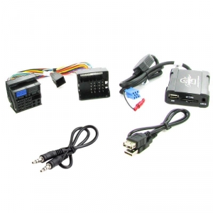 Adaptér pre OEM rádia AUX / USB / SD - Renault Clio / Laguna / Megane / Scenic (2008->)