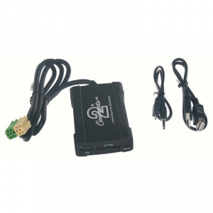 Adaptér pre OEM rádia AUX / USB / SD - Toyota Aygo / Citroën C1 / Peugeot 107 (Mini ISO konektor)