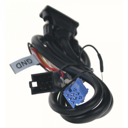 8-PIN MINI ISO konektor Seat,Škoda,VW pre pripojenie USB hudobného adaptéra