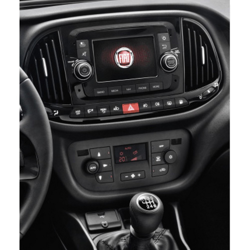 Použitie rámčeka 2DIN autorádia Fiat Doblo, Opel Combo 2015-