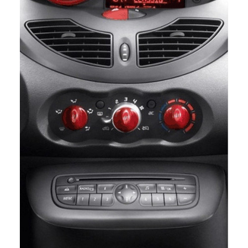 Použitie béžového rámčeka 1DIN autorádia Renault Twingo / Wind (2007->)