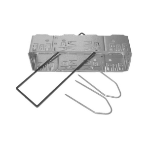 Plechový rámik 1DIN autorádia UNI - 2x demontážny kľúč + plastový rámik