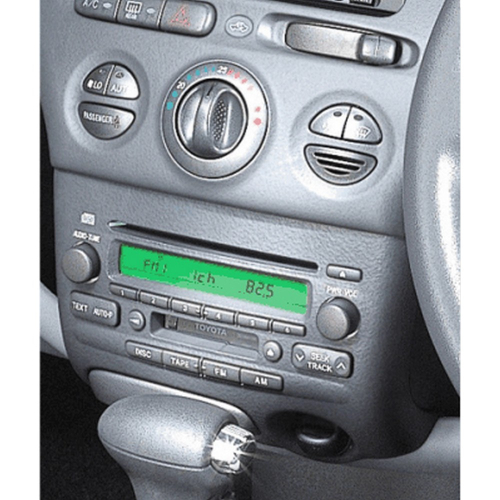 Použitie rámčeka 2DIN autorádia Toyota Yaris