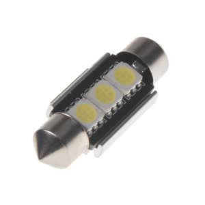 LED sulfid SV8,5 / 36mm / 12V - biela 3xSMD CanBus (2ks)