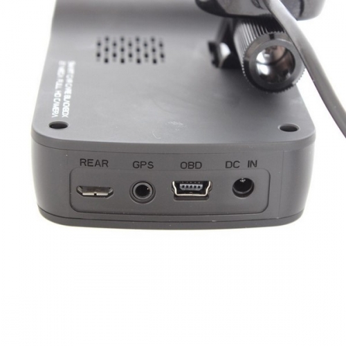 Konektory 2-kanálovej FULL HD kamery s GPS a WIFI do auta