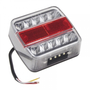 Združené LED svetlo 12V - 3 prvkové / ECE R3, R4, R6, R7 (105x98x35mm)