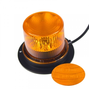 Homologizácia 12V/24V oranžového 36W LED majáka na pevnú montáž