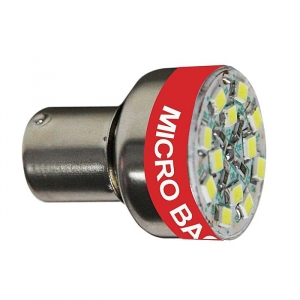 LED autožiarovka 24V / BA15S / P21W - cúvací alarm