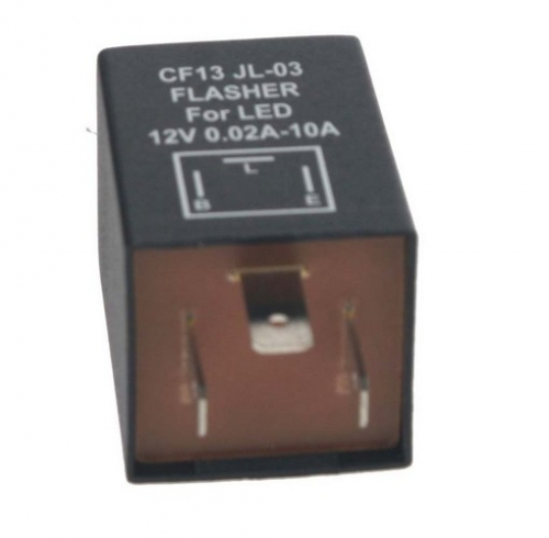 Prerušovacie relé pre LED smerovky 12V - 3 kontakty 0,02-10A 