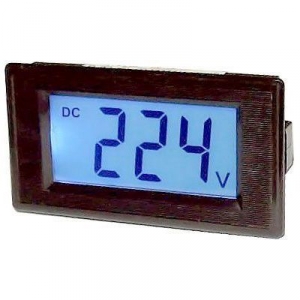 Panelový 6-12V voltmeter z rozsahom 0-600V