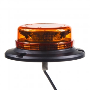 Led maják oranžový 12V / 24V - 12x3W LED ECE R65/R10 na pevnú montáž (150x56mm)