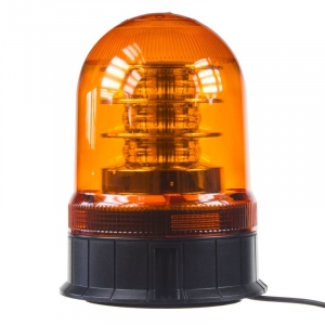 Led maják oranžový 12V / 24V - 18x3W LED ECE R65/R10 s magnetom (140x200mm)