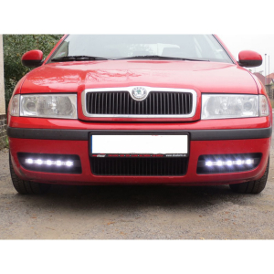 LED svetlá pre denné svietenie Škoda Octavia I 2000-10, ECE