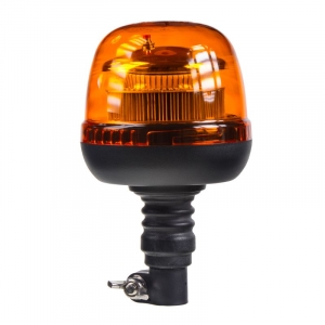 LED maják oranžový 12/24V - 45xSMD2835 LED / ECE R65 s uchytením na tyč