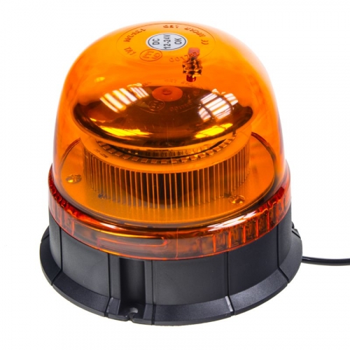 Oranžový 45xSMD LED maják 12V/24V s magnetom