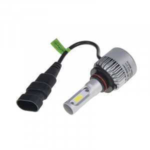 LED autožiarovka H10 - biela 2x COB LED čip / 8000lm / 12-32V (2ks)