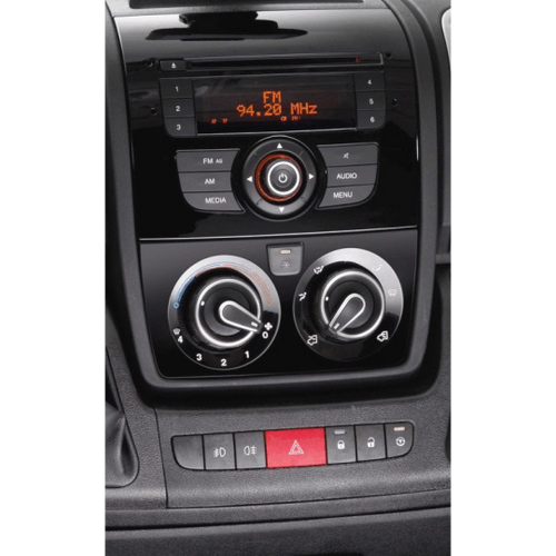 Použitie rámika autorádia Fiat Ducato,Citroen Jumper,Peugeot Boxer od 2014 s OEM rádiom