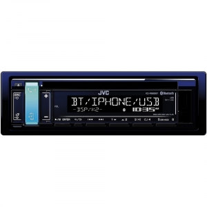 Bluetooth autorádio JVC KD-889BT s CD/MP3/USB/AUX s bielym podsvietením