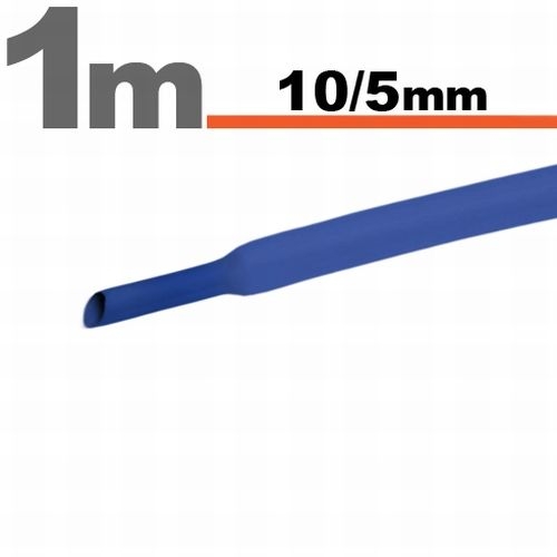 Termobužírka - 10.0/5.0mm modrá