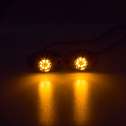 Oranžové 24W LED stroboskopy 12V/24V