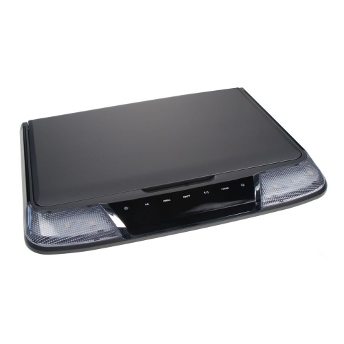 Strieborno-šedý stropný 11,6" LCD monitor s SD/USB/IR/FM/HDMI