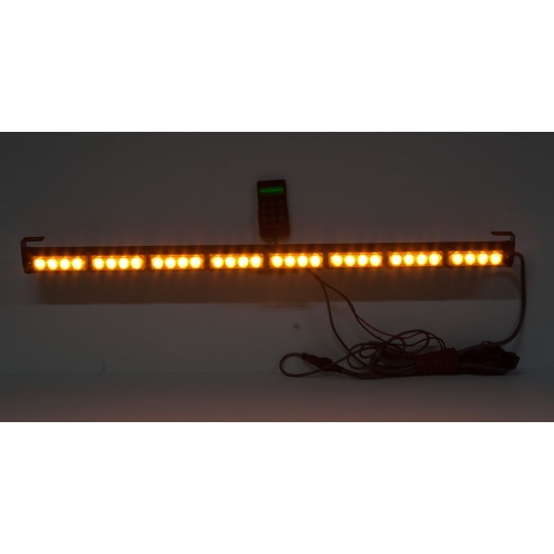 LED svetelná alej, 32x 3W LED, oranžová s displejom 910mm, R10 R65