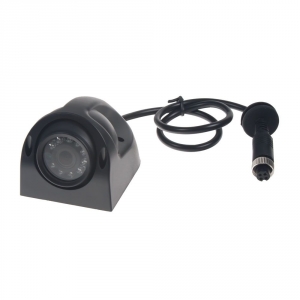 AHD 720P kamera CCD Sharp 12V - čierna v plastovom obale s IR / 4-PIN (62x63x84mm)