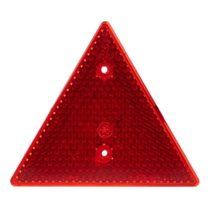Odrazka trojuholník - červený / homologizácia (152 x 135mm)