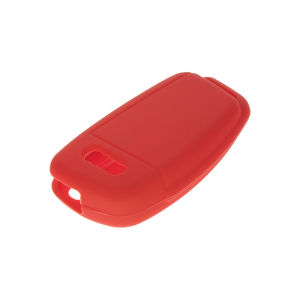 Silikónový červený kľúč 3-tlačidlového kľúča Audi