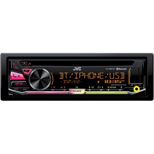 JVC KD-R981BT Bluetooth autorádio s CD,MP3,USB a multicolor podsvietením